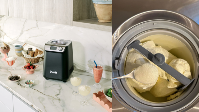 Dualit’s new ice cream maker requires no pre-freezing or faff