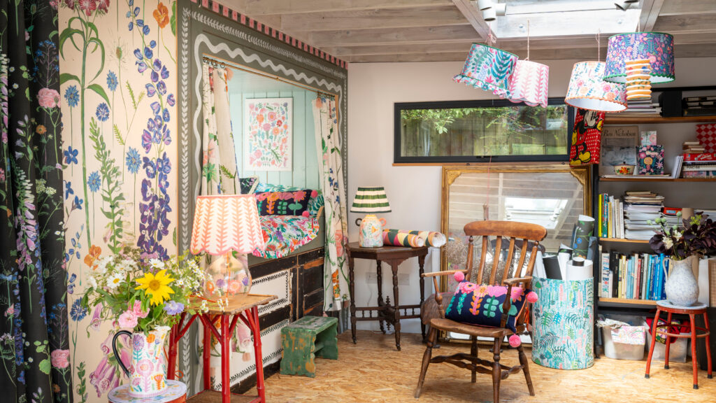 Inside Lucy Tiffney’s at-home art studio