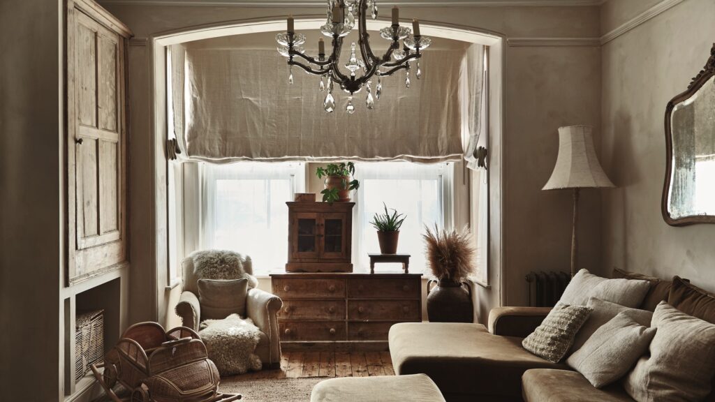 Muted boho is the vibe in this West Sussex terrace