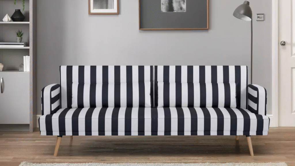 I can’t stop thinking about Habitat’s new striped sofa bed
