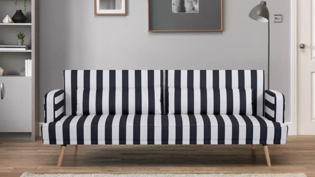 I can’t stop thinking about Habitat’s new striped sofa bed