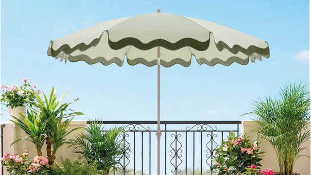 Aldi’s £13 parasol looks like it came from a boujee resort
