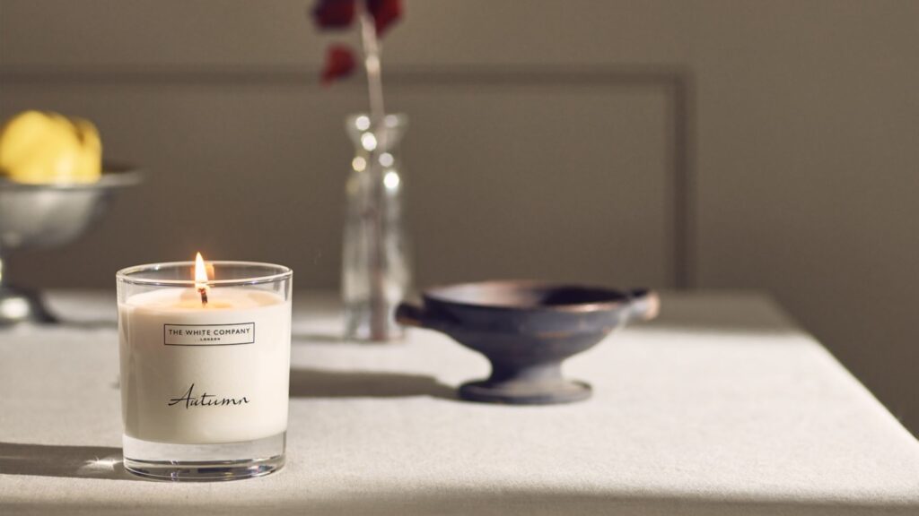 The White Company Autumn candle is back – but be quick!
