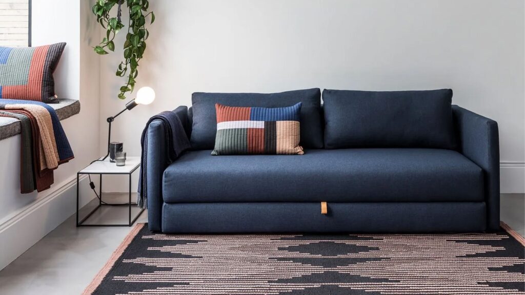 Heal’s bestselling sofa bed hides a king-size sleeping area