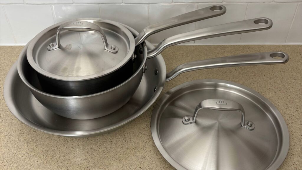‘Made In’ 5 Piece Stainless Pan Set review – outstanding