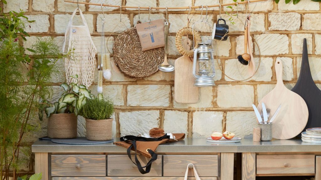 Outdoor table wardrobes are the garden storage hack to try