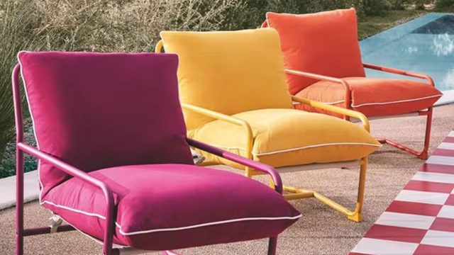 John Lewis’s sellout garden chair has had a colourful makeover