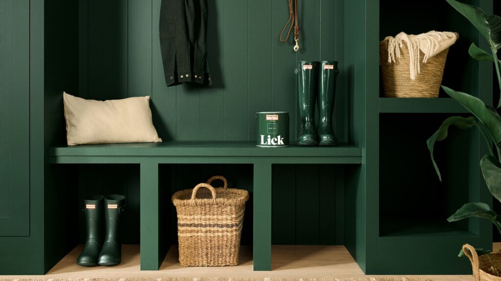 Lick x Hunter’s rich green hue is a hit for boot rooms