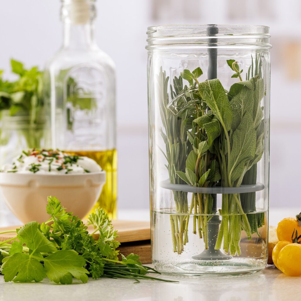Transform your cooking with this handy fridge herb storage