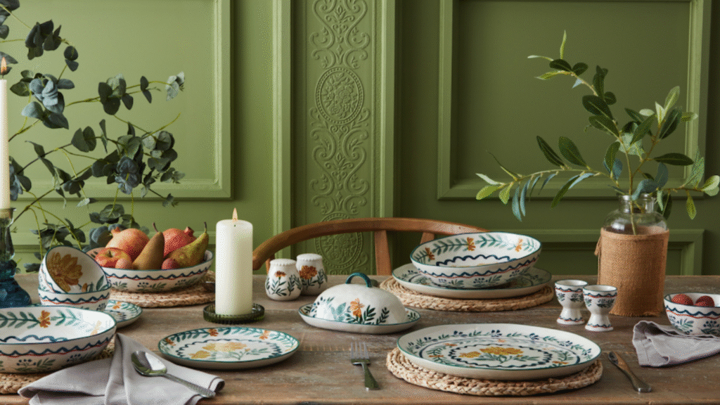 Nutmeg’s new boho tableware could easily be mistaken for M&S