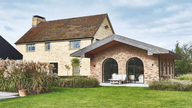 This Tuscan-style farmhouse is actually in Surrey