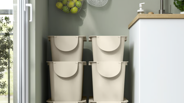 IKEA’S new space-saving bins make sorting recycling a breeze