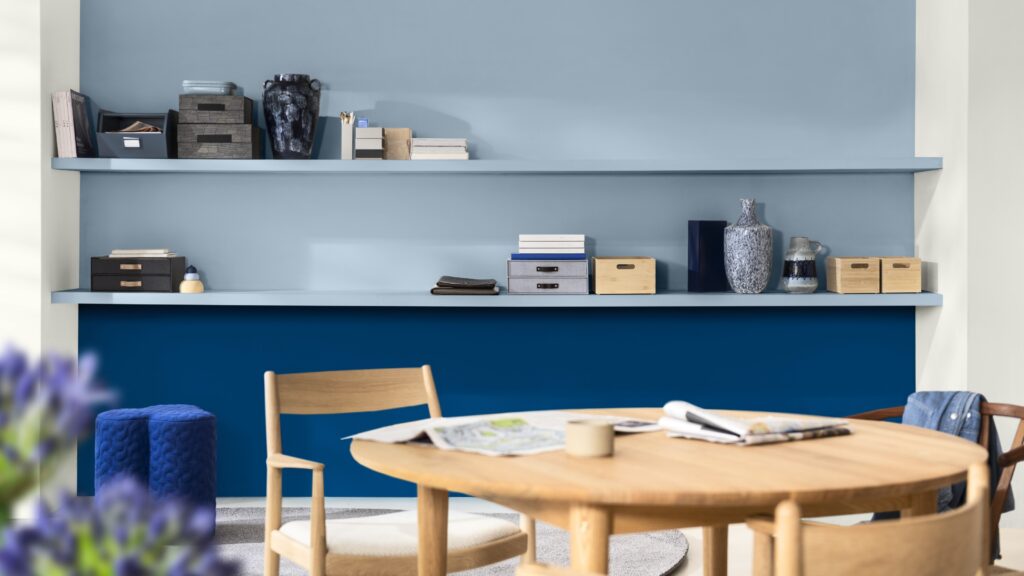 Rhythm of Blues are the Dulux colours of the year 2026