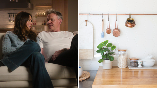 Gordon Ramsey’s pan storage is the star of his family kitchen