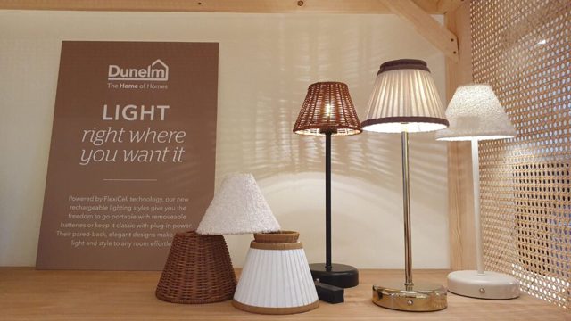 I’ve never seen anything like Dunelm’s rechargeable lighting