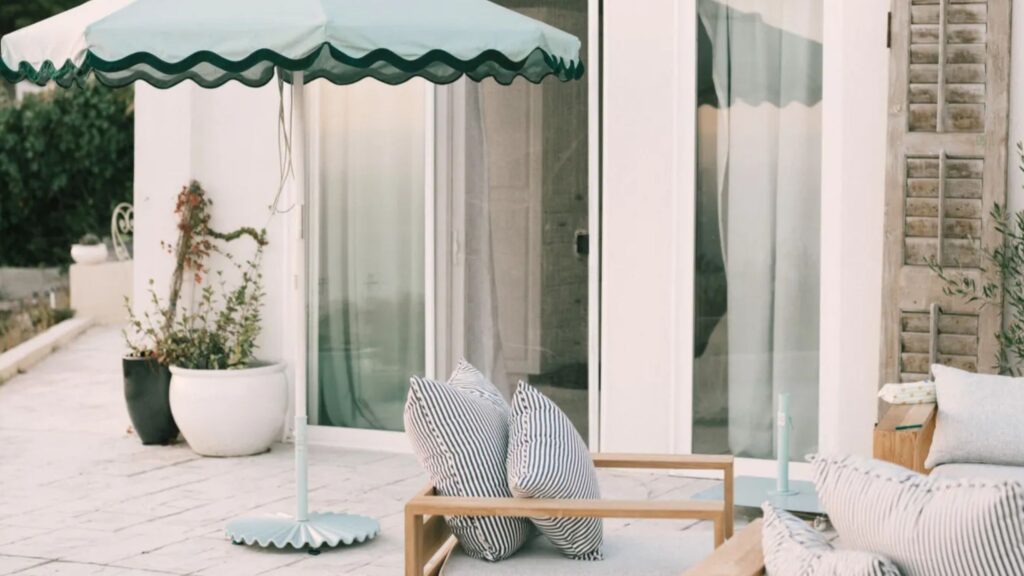This pretty parasol base quickly sold out at John Lewis