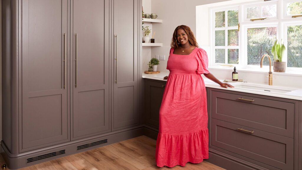 Oti Mabuse’s glamorous new kitchen is fit for family life
