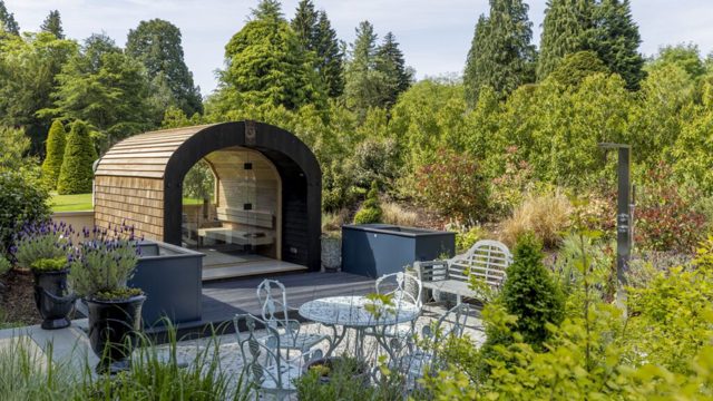 Saunas and ice baths are the big garden trend to try in 2026