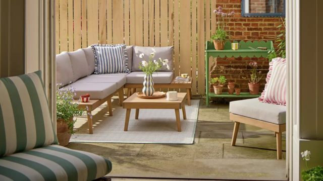 Argos is selling the chicest scalloped potting table