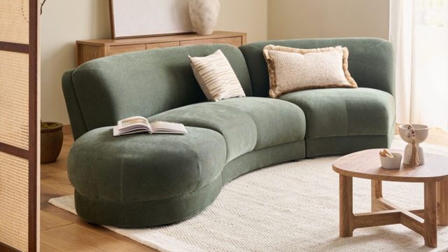 This new Next curved modular sofa looks designer