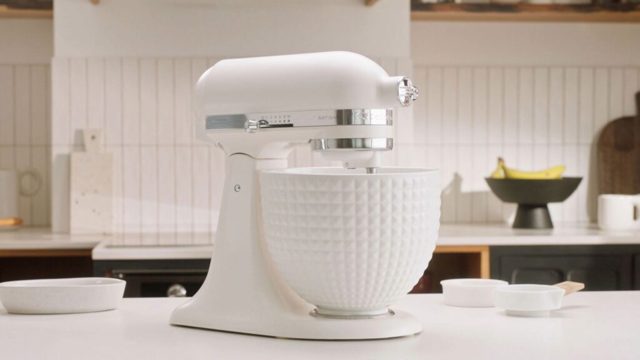 KitchenAid’s Porcelain White was made for monochrome homes