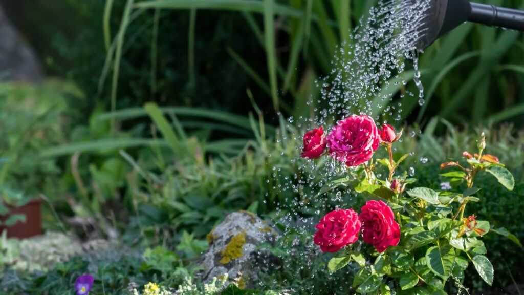 Garden experts reveal the best way to water roses in hot weather – and why less is often more
