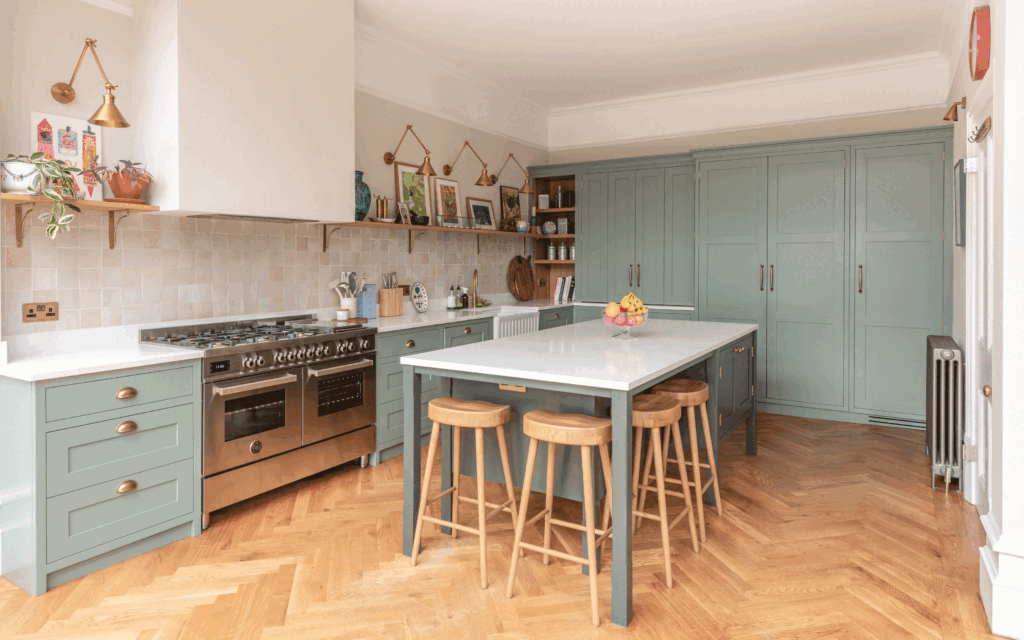 This kitchen is perfect for family life, work and entertaining