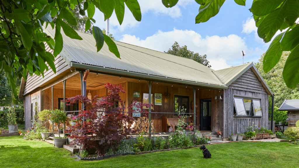 This couple swapped a Cotswold cottage for a cabin-style home