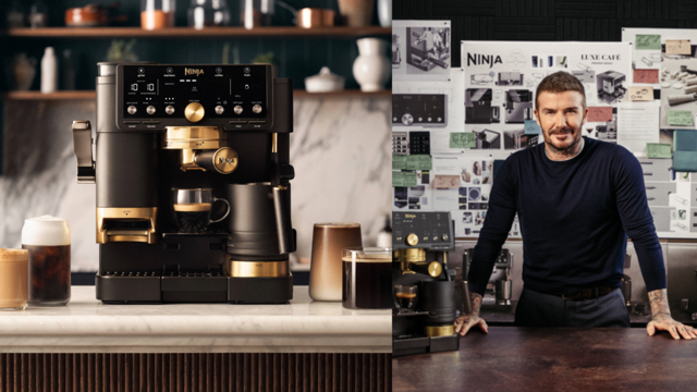 David Beckham has put his stamp on this Ninja coffee machine