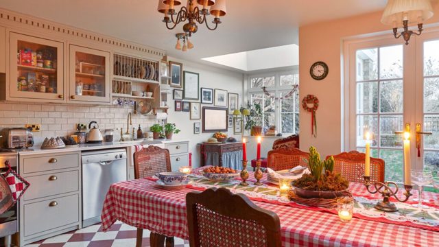 This Victorian terrace is full of Christmas kitsch