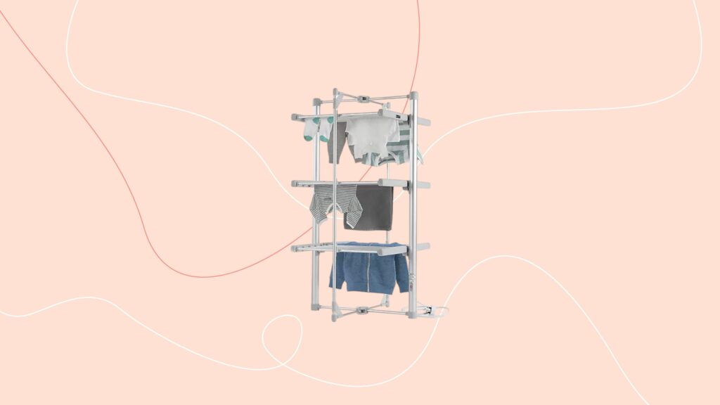 My go-to Dry:Soon heated clothes airer with cover is £85 off