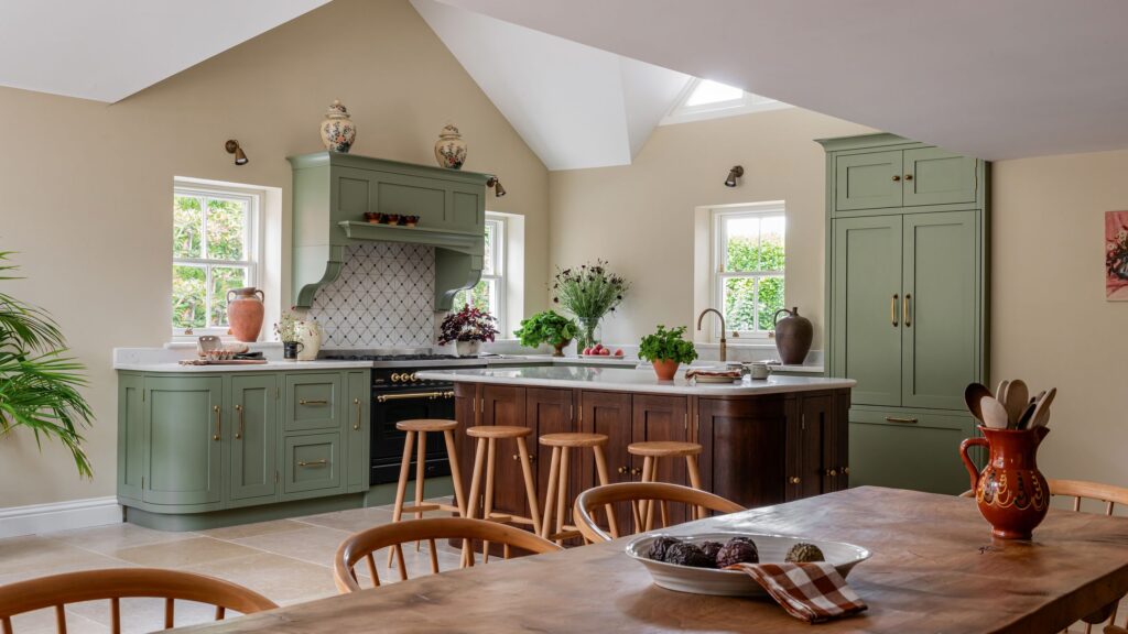This kitchen is a masterclass in zoning an open-plan space