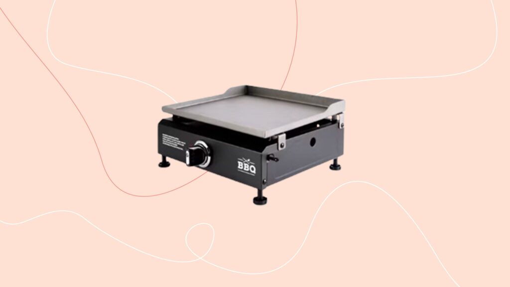 Aldi’s tabletop gas grill is a game-changer for small gardens