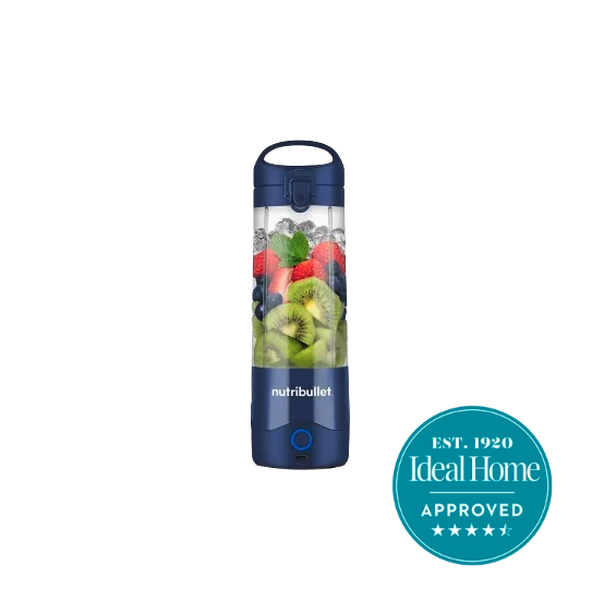 Nutribullet personal blender on a white background
