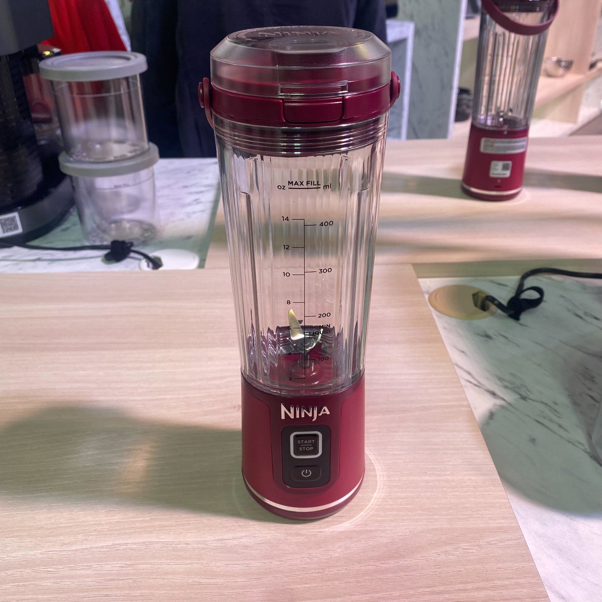 Ninja Blast blender in red