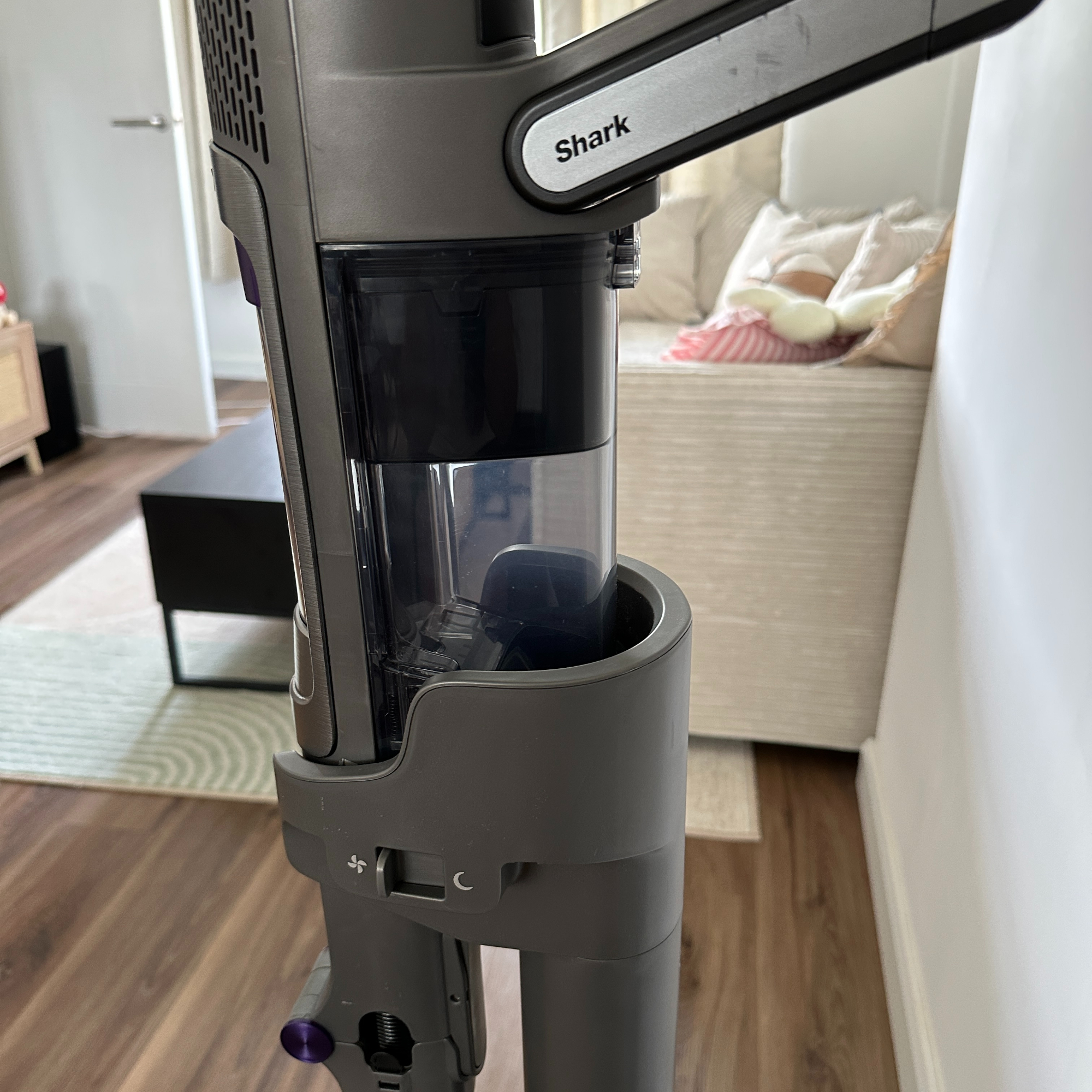 Shark PowerDetect Clean and Empty Cordless Vacuum testing process