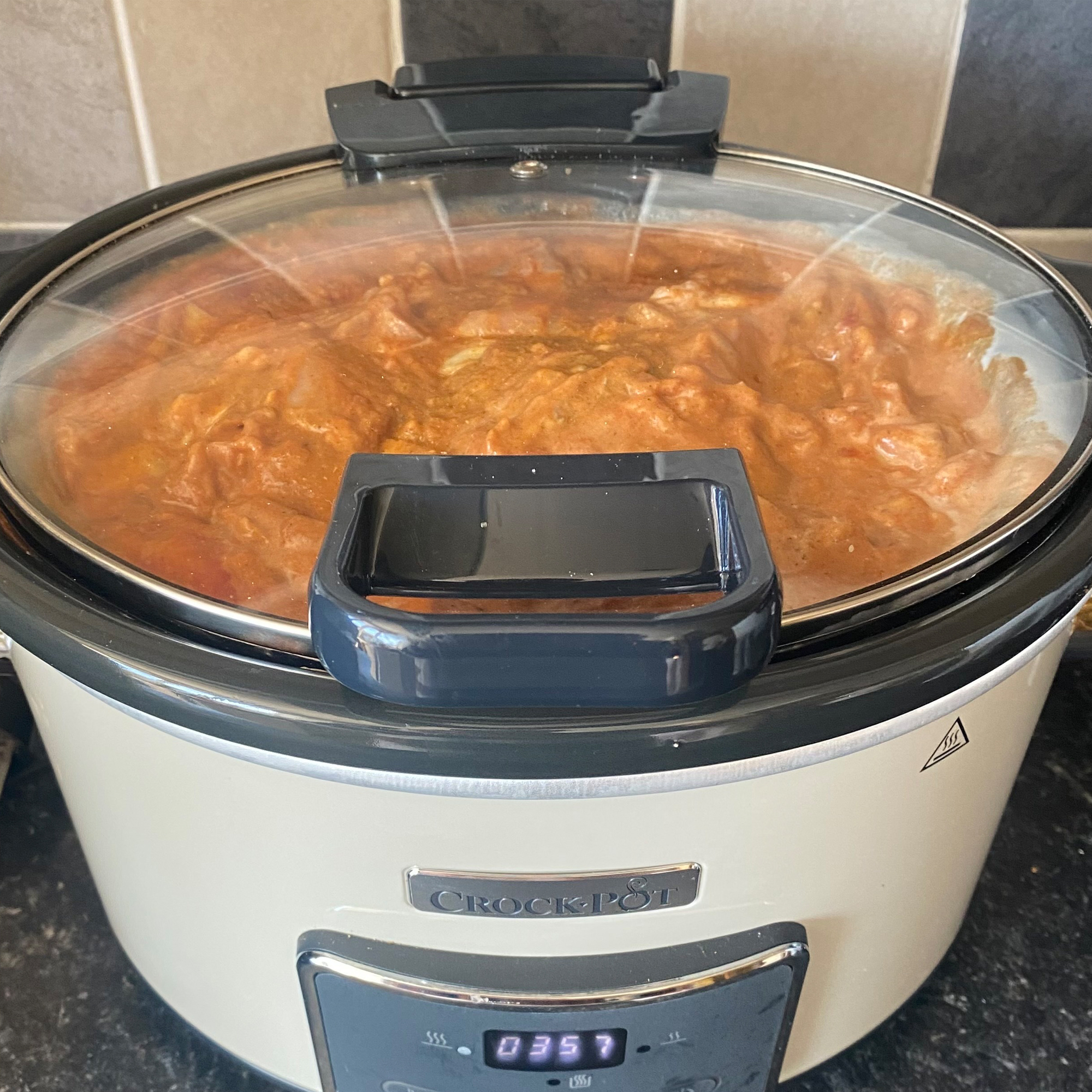Curry in Crokcpot slow cooker 