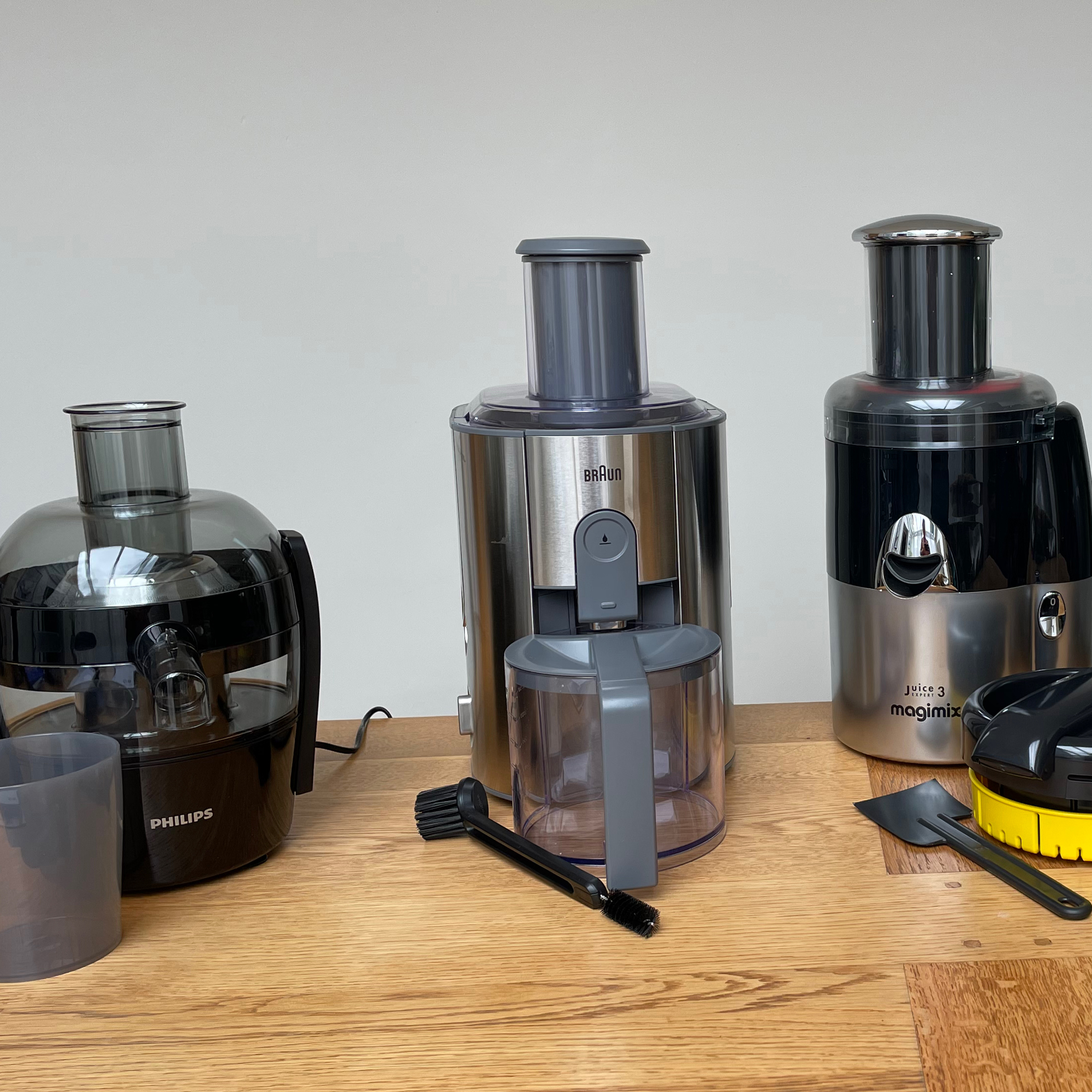 Image of Phillips juicer during testing