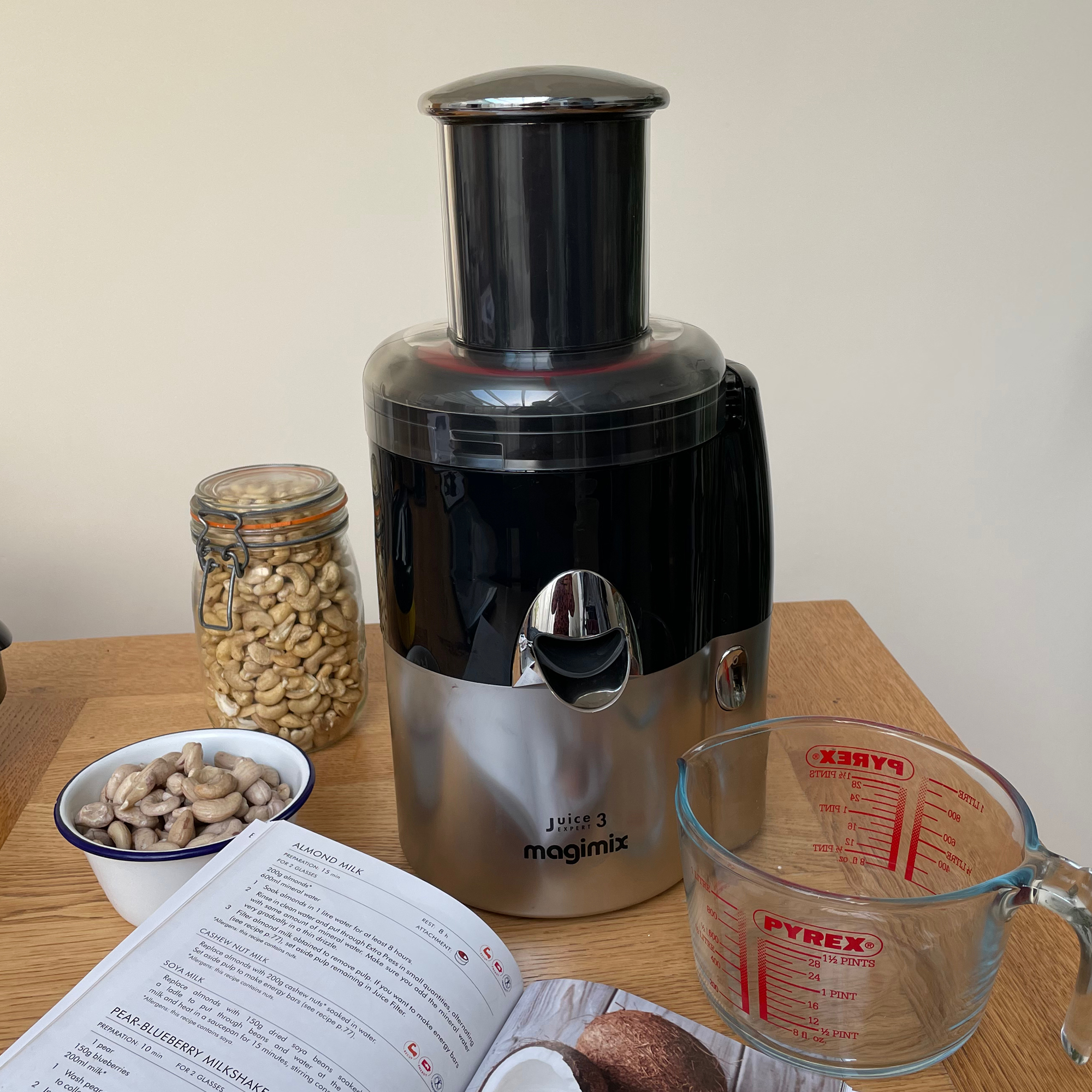 Image of Magimix juicer during testing 
