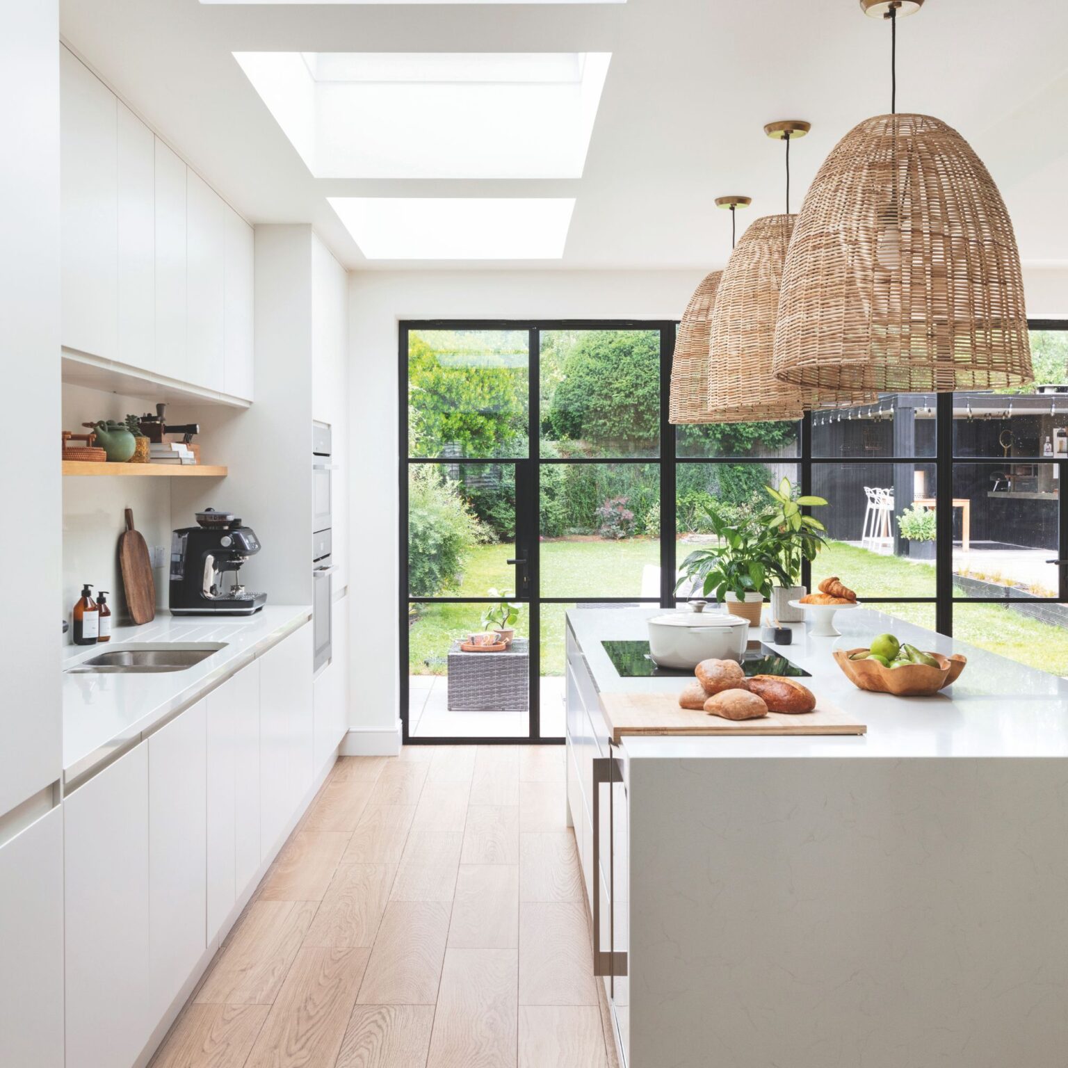 How to make an open plan kitchen feel more defined