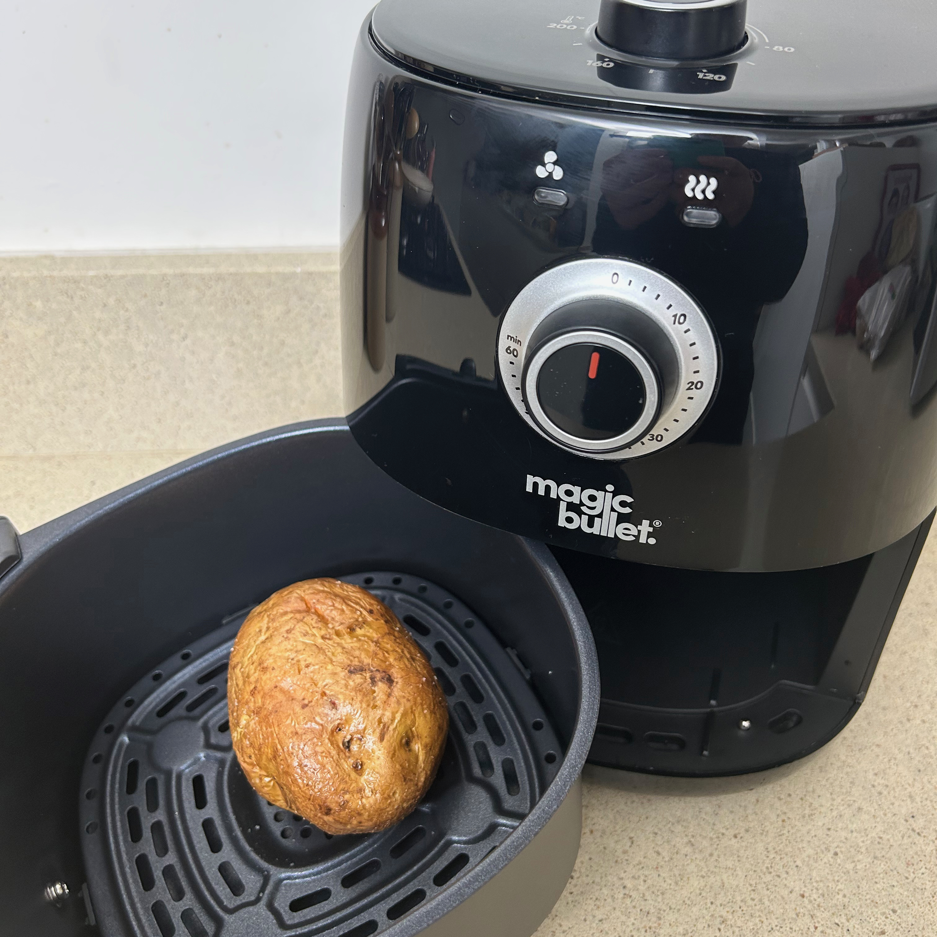 Magic Bullet Air Fryer testing at home