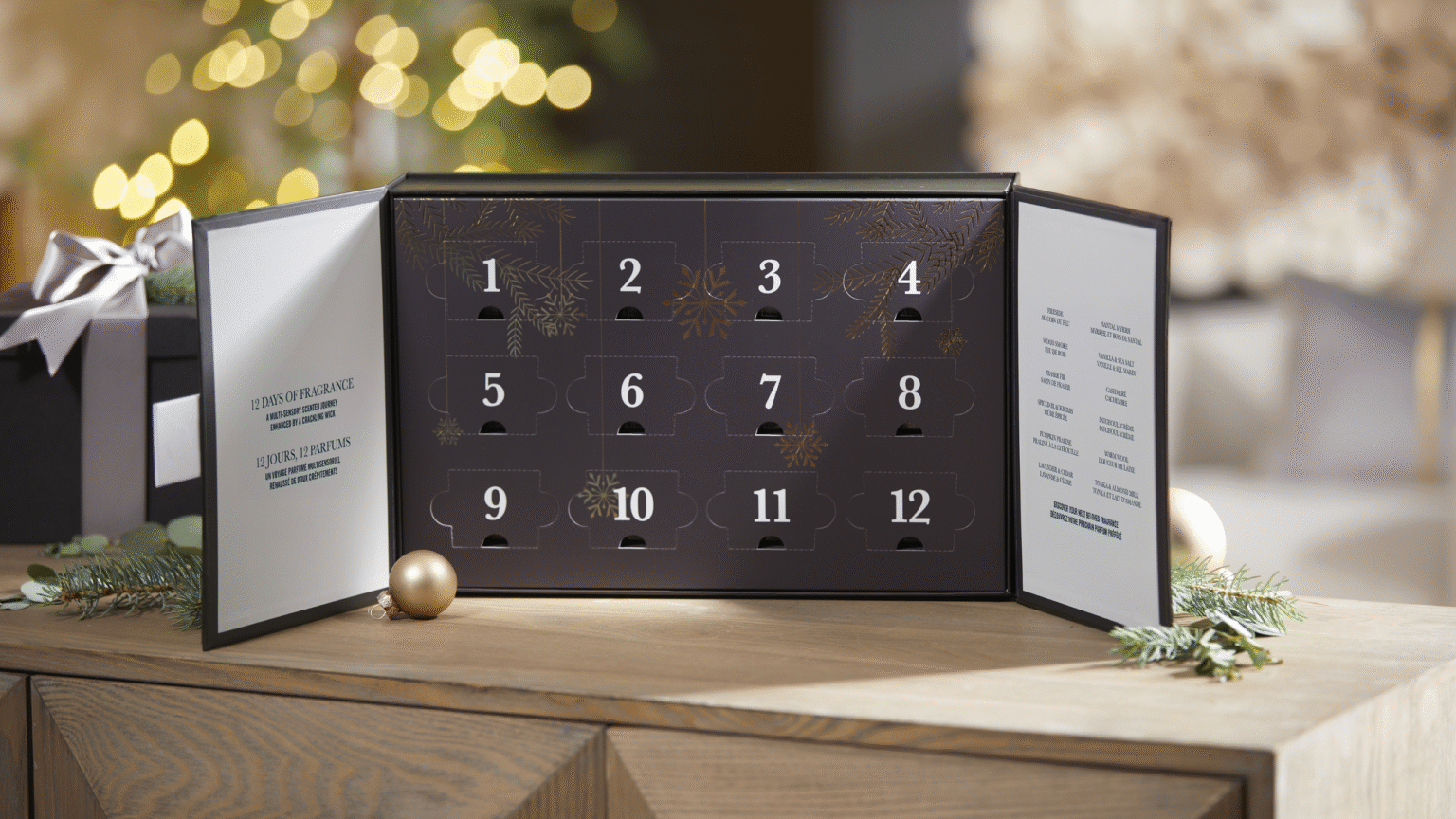 Inside WoodWick’s affordable scented candle advent calendar