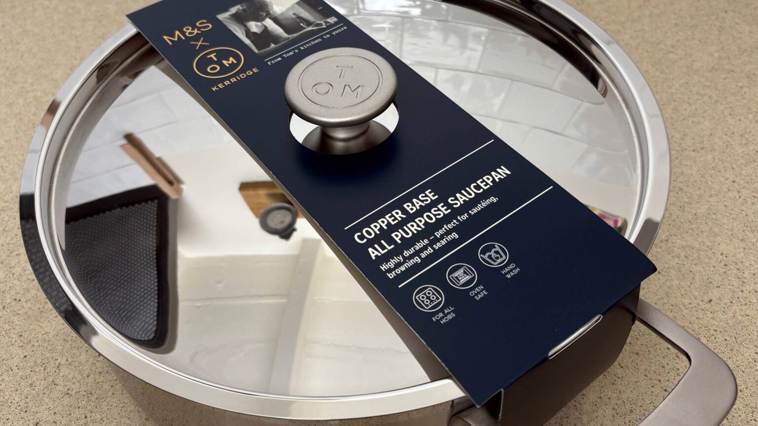 Tom Kerridge x M&S Stainless Steel All Purpose Saucepan review
