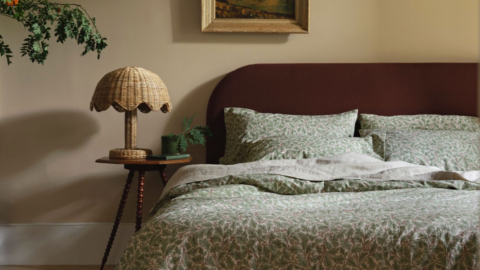 Piglet in Bed just dropped the prettiest Morris & Co bedding collection
