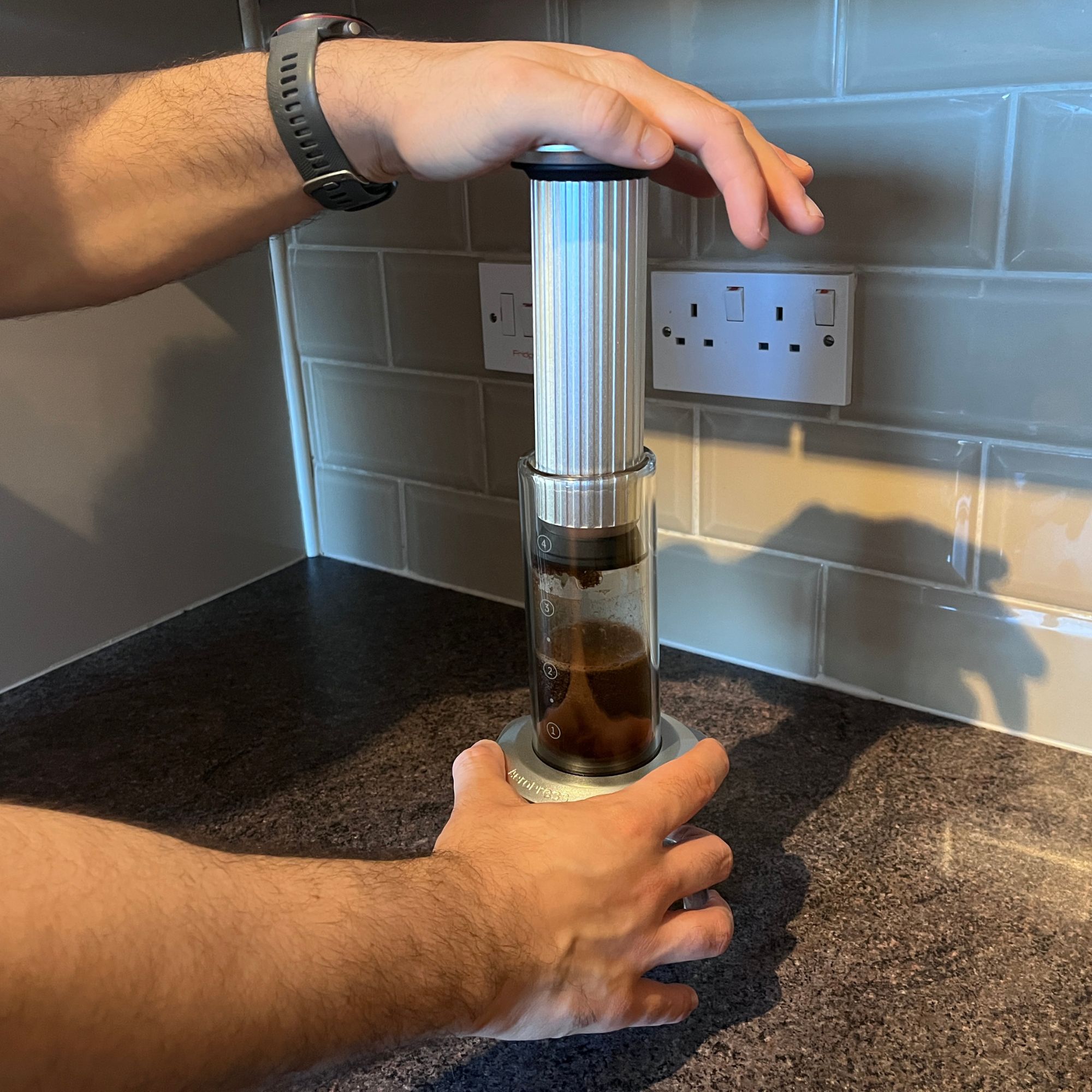 Plunging the Aeropress Premium