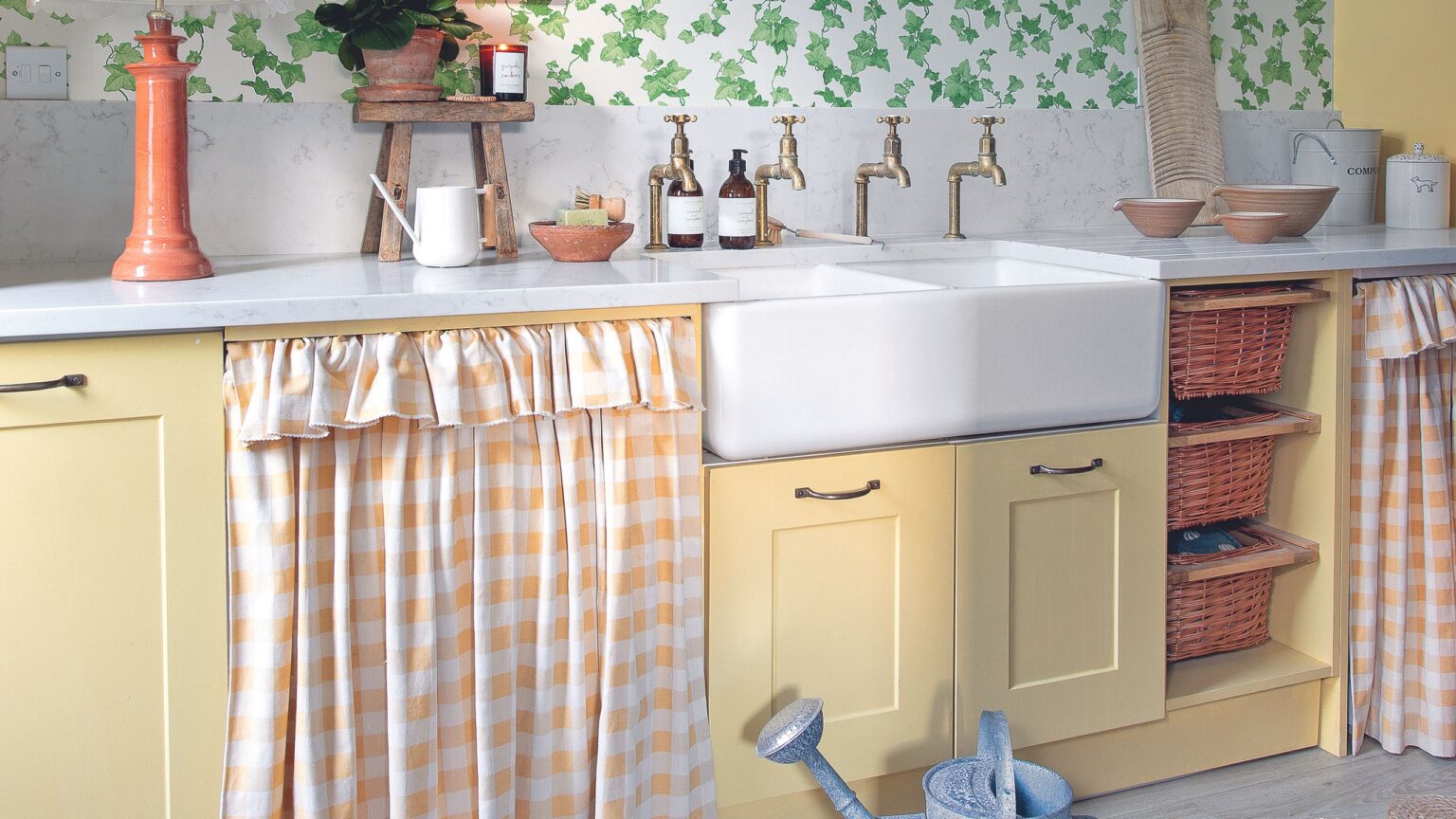 Dunelm’s £15 adorable kitchen cupboard curtain