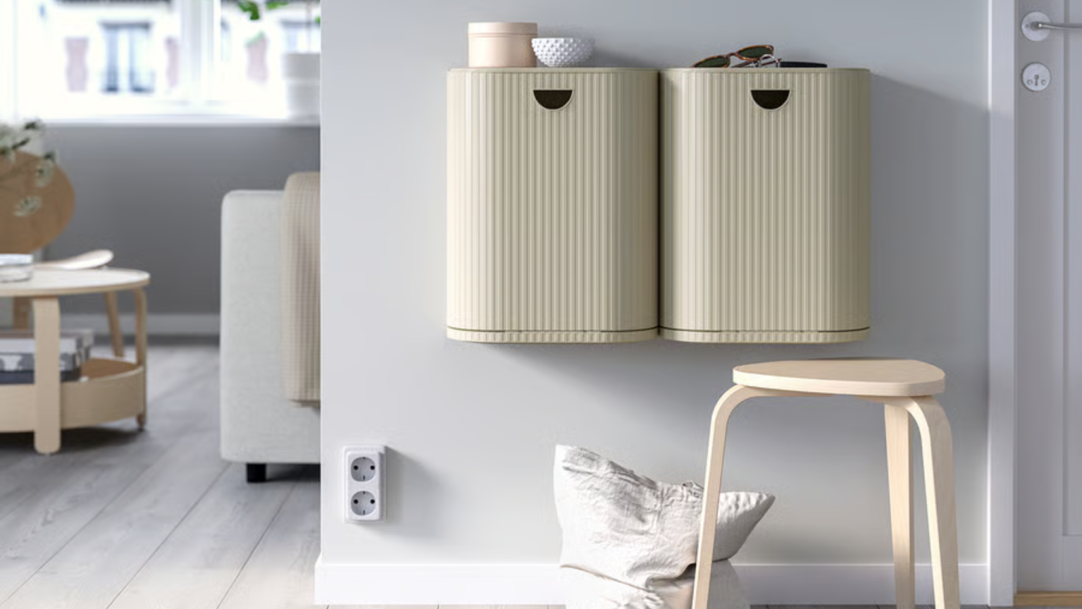 IKEA’s space-saving bins are perfect for small kitchens