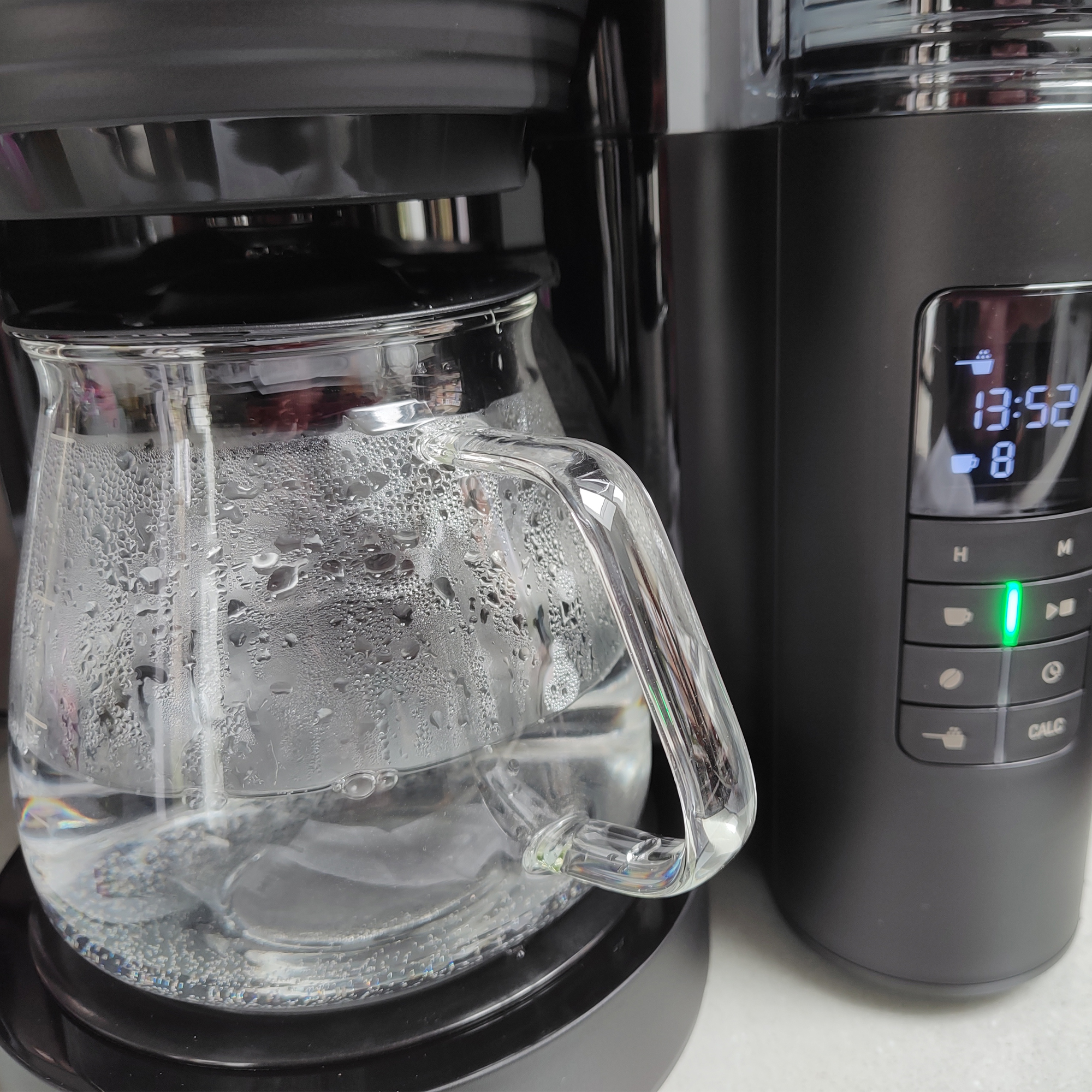 Testing the Melitta coffee machine at home 