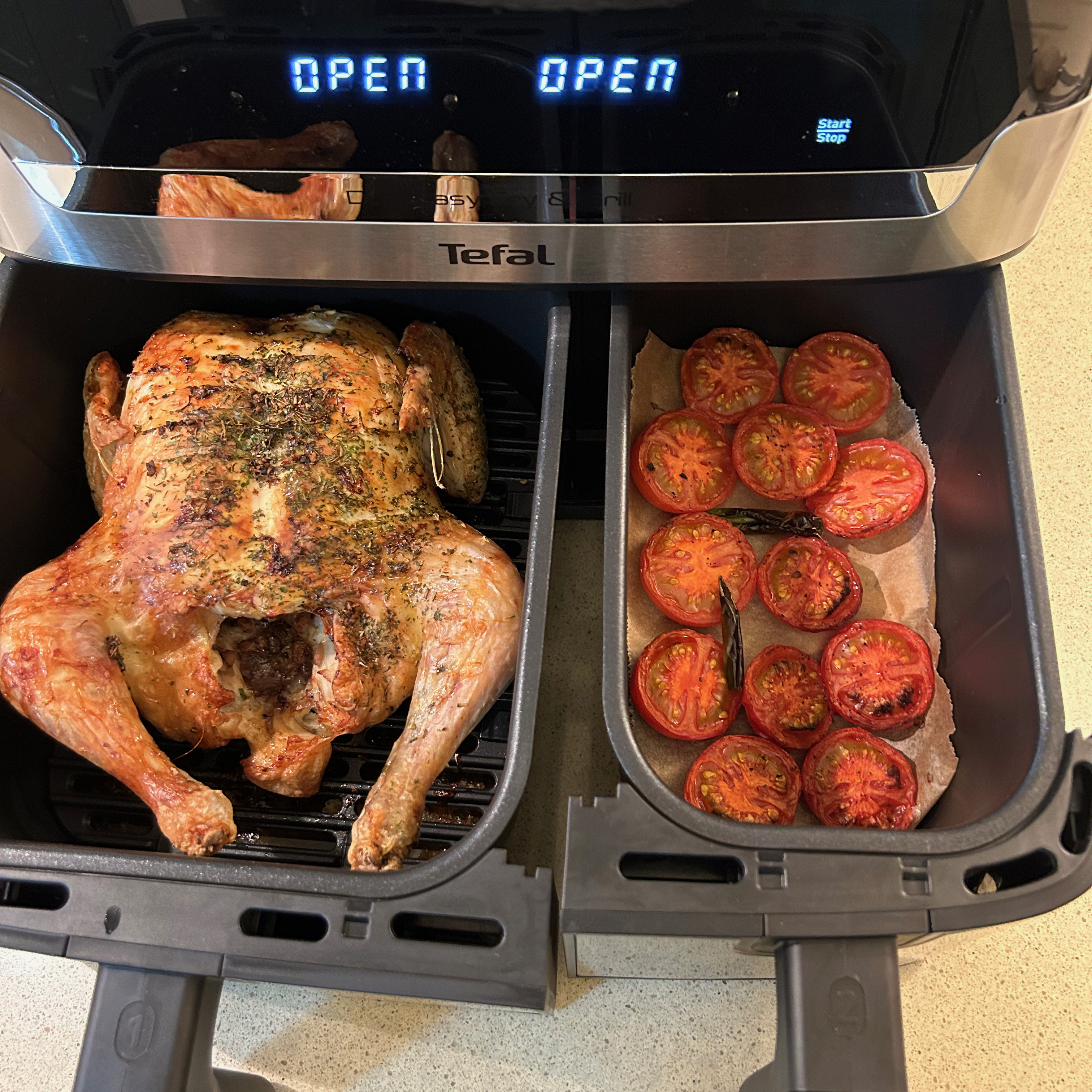 Testing the Tefal Dual Zone Air Fryer at home