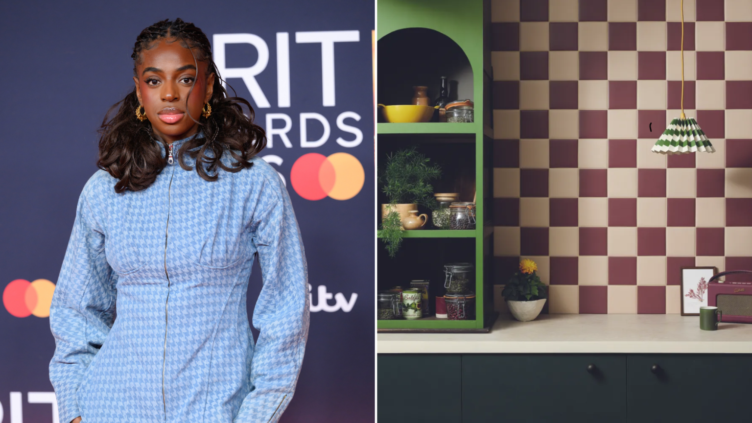 Cat Burns’ retro kitchen is so on trend in 2026